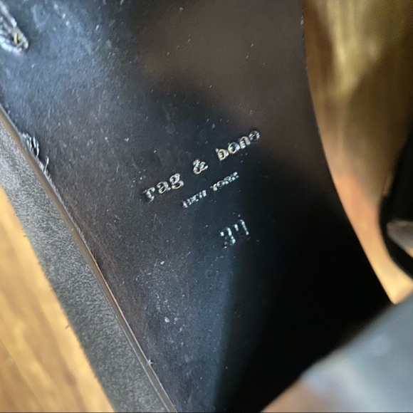 Rag & Bone Wyatt Suede Open Toe Heels Sandal Size‎ 9 - Picture 8 of 8